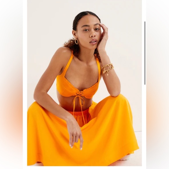 For Love & Lemons Clementine Midi Skirt - Picture 4 of 8